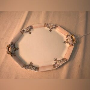 Vintage Schumann Arzberg 1950’s Porcelain Candy Dish “Wild Rose” Pattern